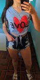 camiseta em malha 100% algodão